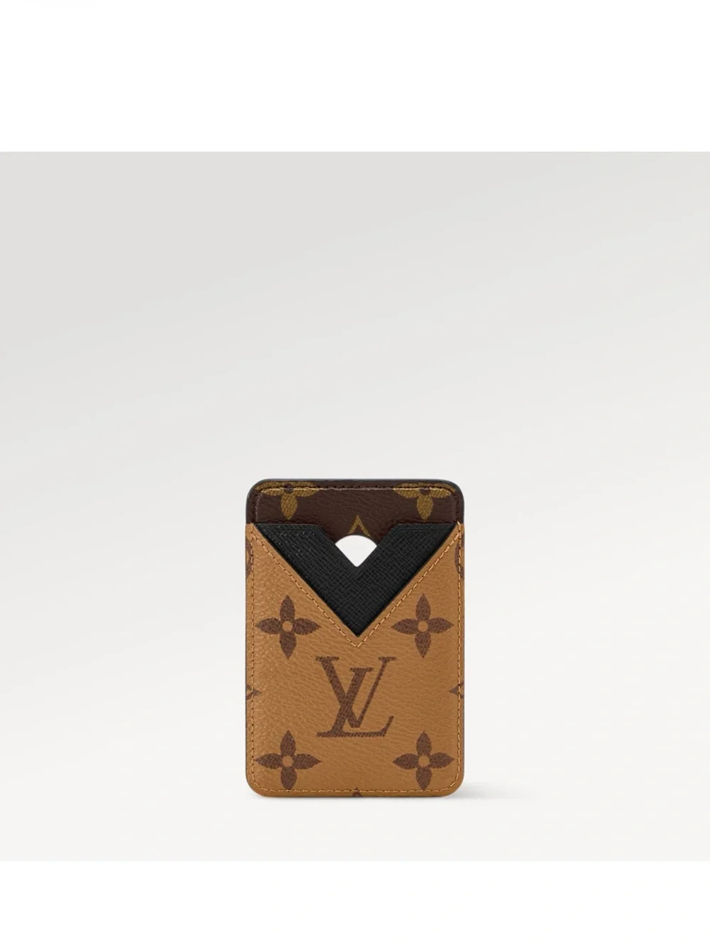 Louis Vuitton Monogram Reverse Tan & Brown Card Sleeve